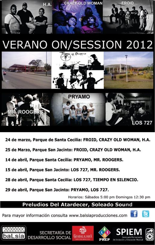 Nota del semanario Ocio del grupo Milenio sobre VERANO ON SESSION 2012